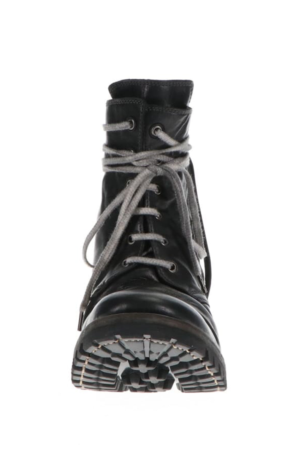 Horse Leathe Lace Up Boots Dusty Brown