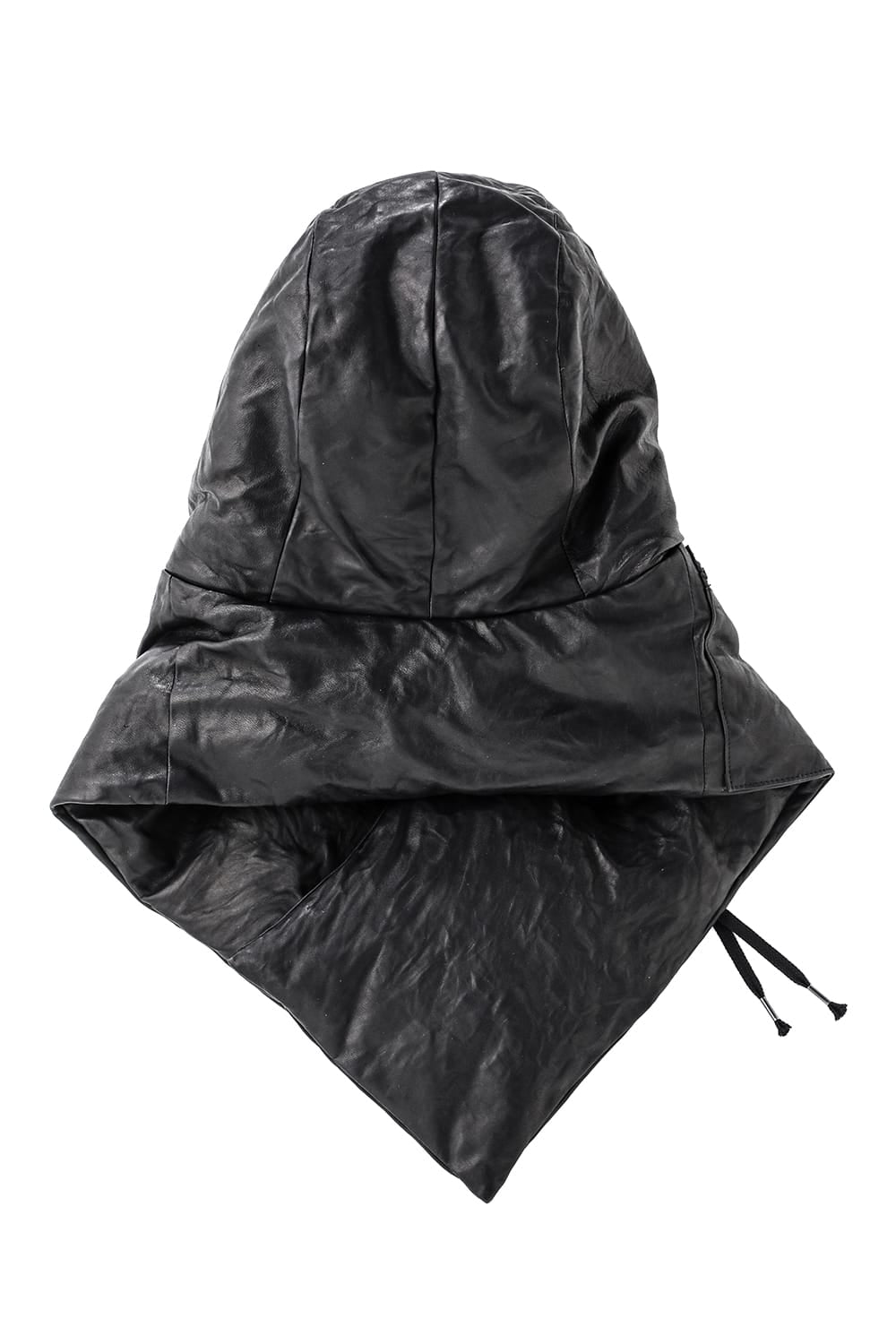 Horse Leather Down Hood Scarf