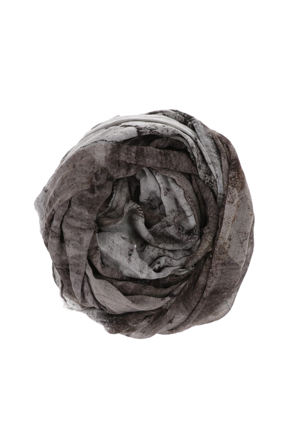 Silk-Blend Rayon Print Scarf