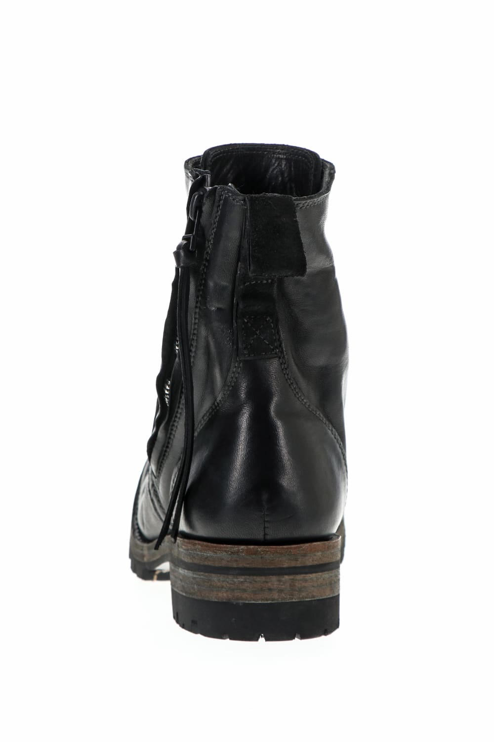 Horse Leathe Fireman Boots Black