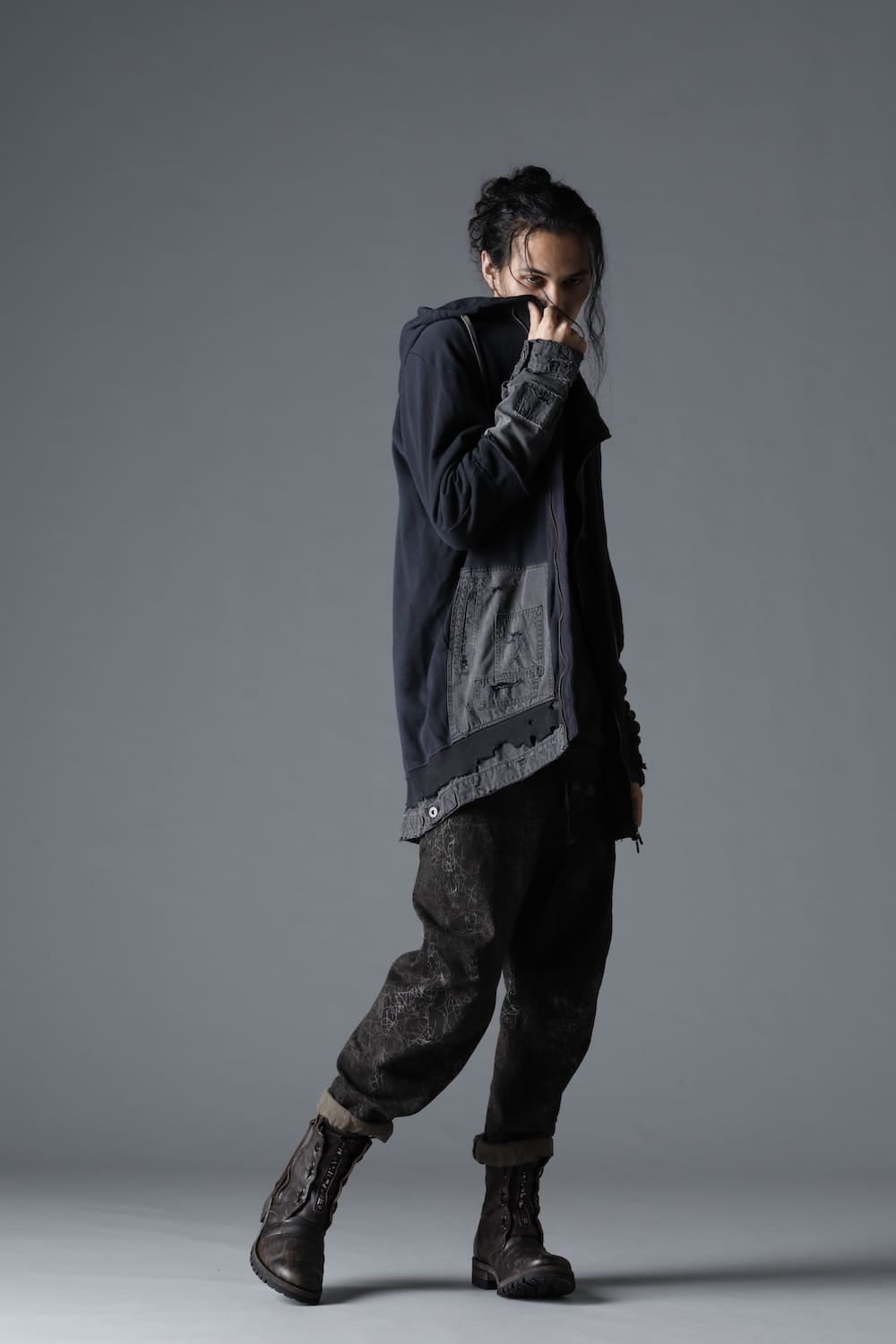 Horse Leathe Fireman Boots Dusty Brown