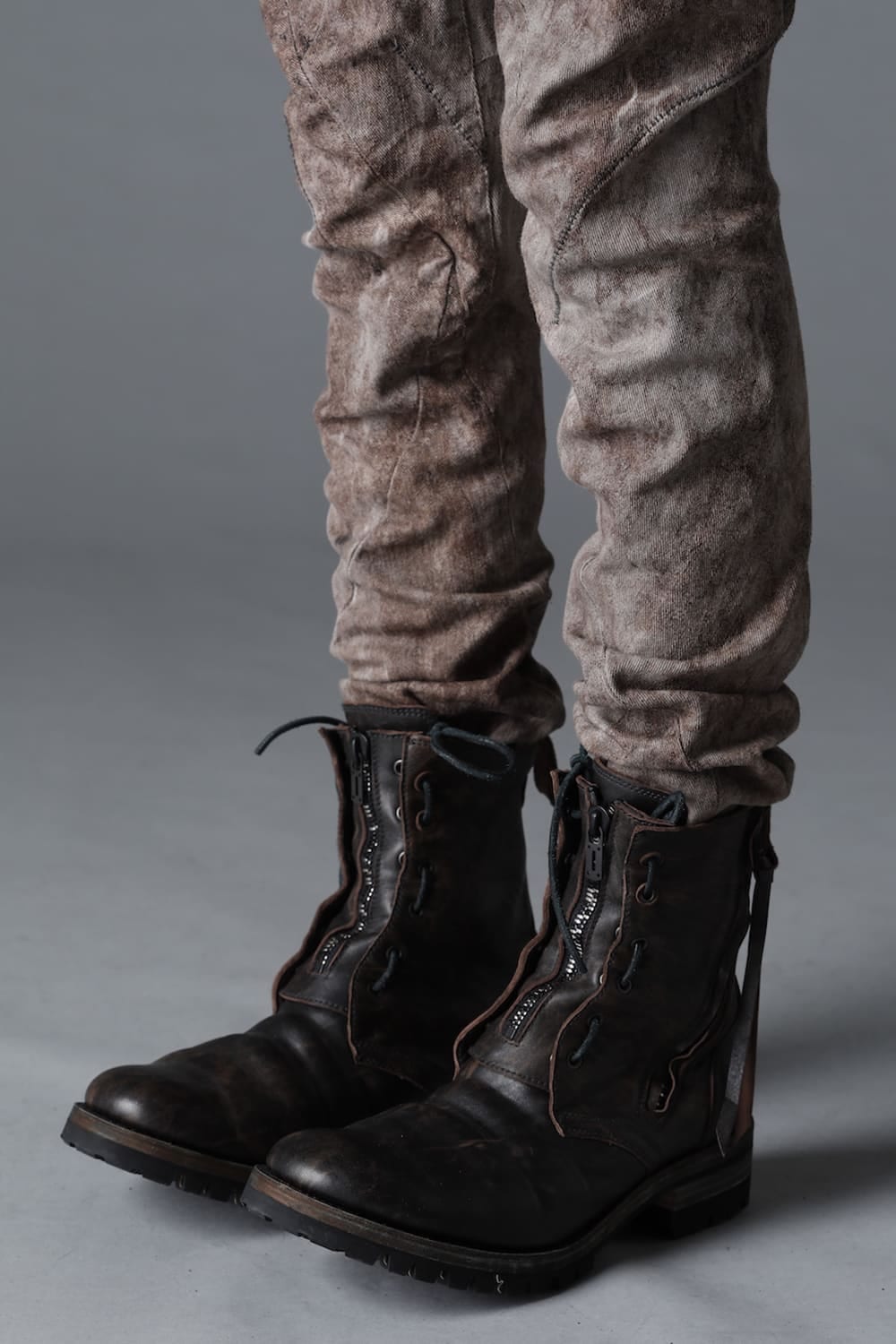 Horse Leathe Fireman Boots Dusty Brown