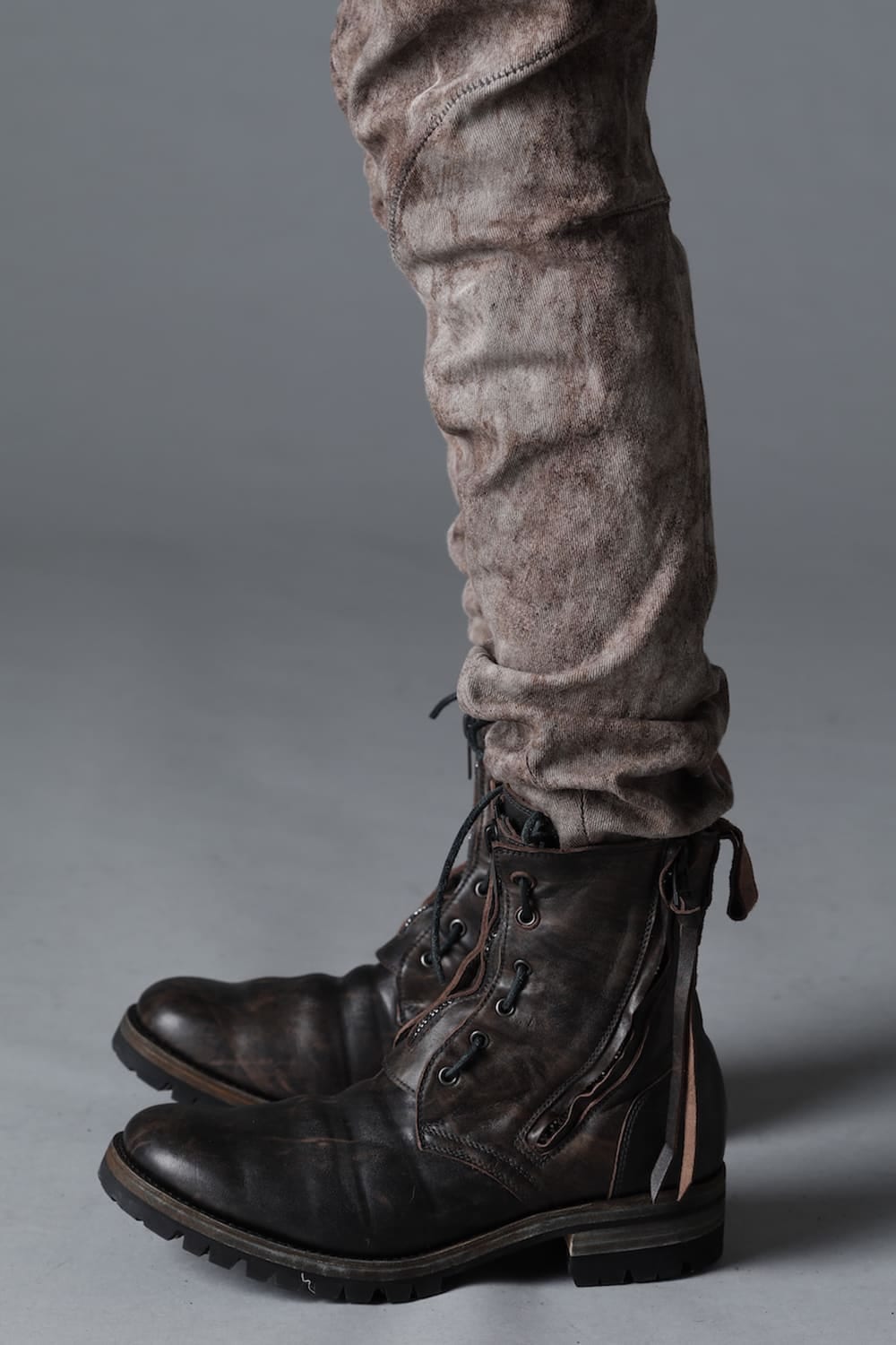 Horse Leathe Fireman Boots Dusty Brown