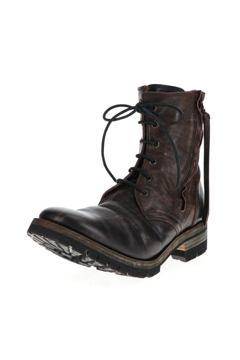 Horse Leathe Fireman Boots Dusty Brown