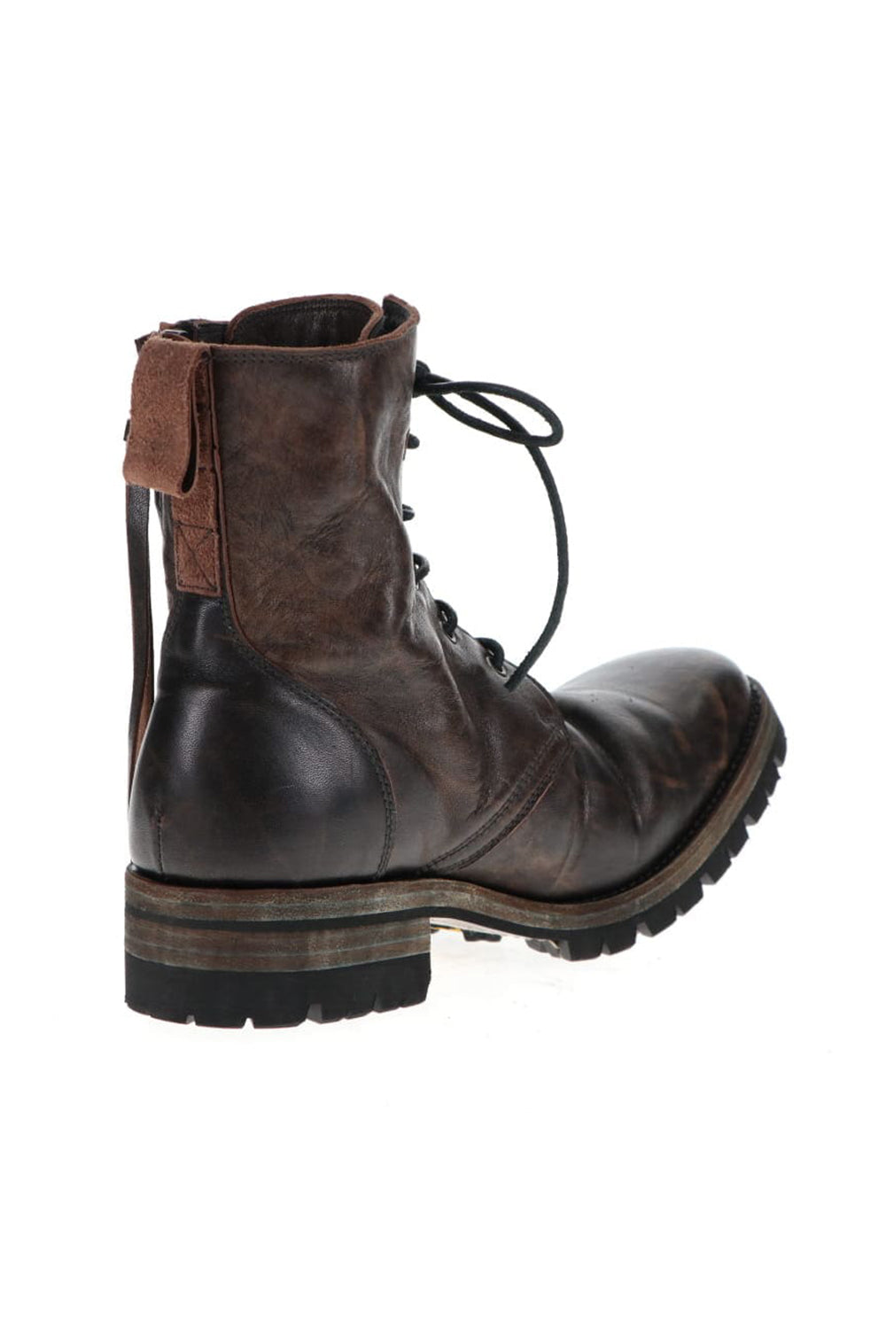 Horse Leathe Fireman Boots Dusty Brown