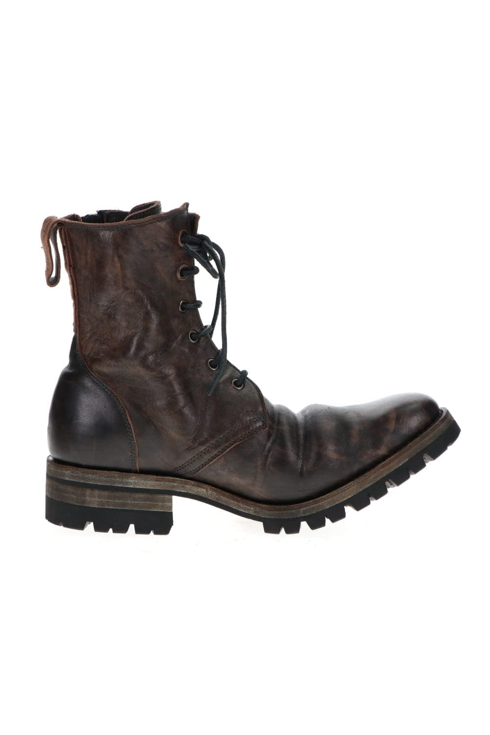 Horse Leathe Fireman Boots Dusty Brown