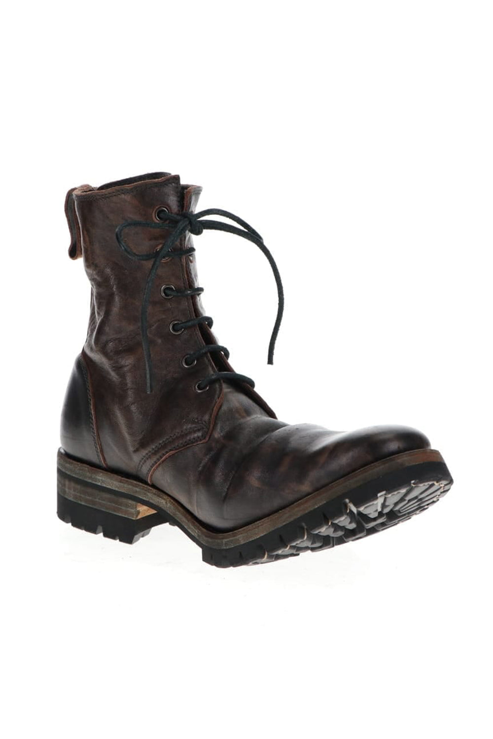 Horse Leathe Fireman Boots Dusty Brown