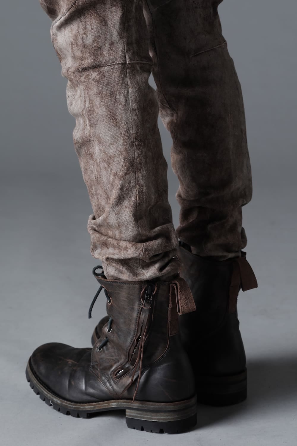 Horse Leathe Fireman Boots Dusty Brown