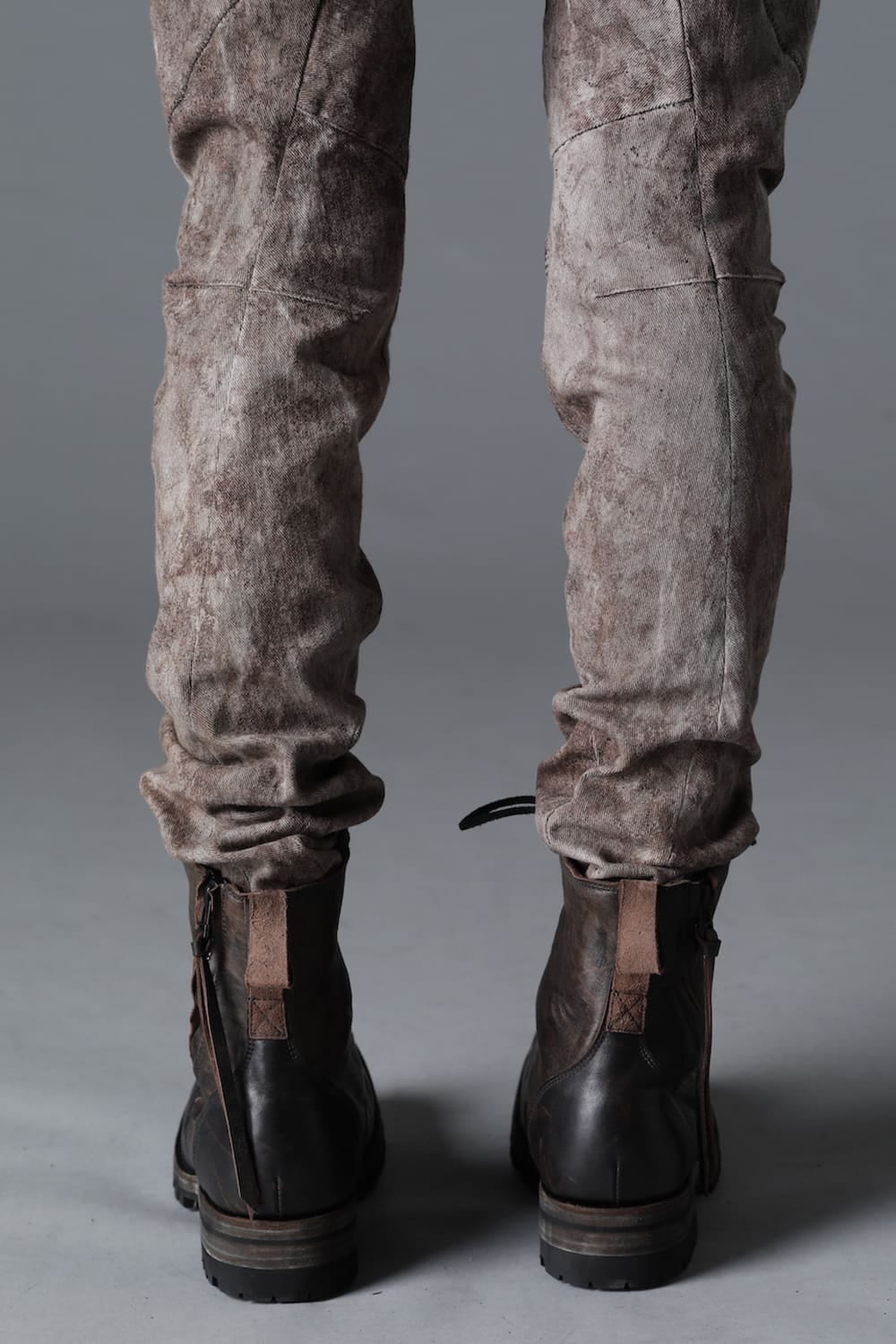 Horse Leathe Fireman Boots Dusty Brown