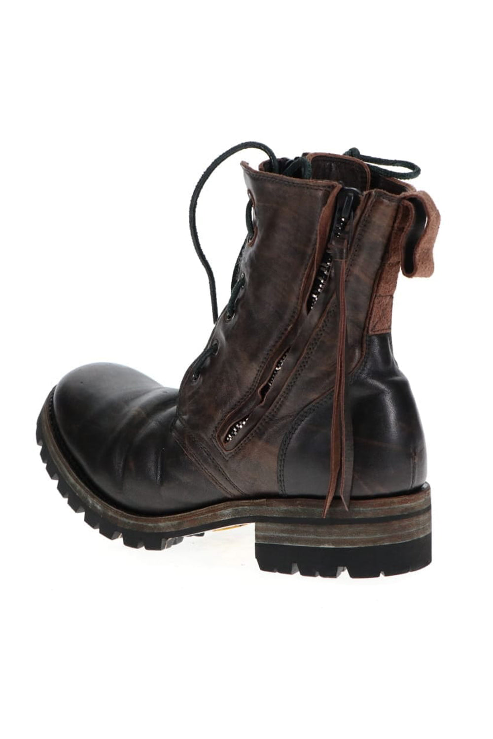 Horse Leathe Fireman Boots Dusty White