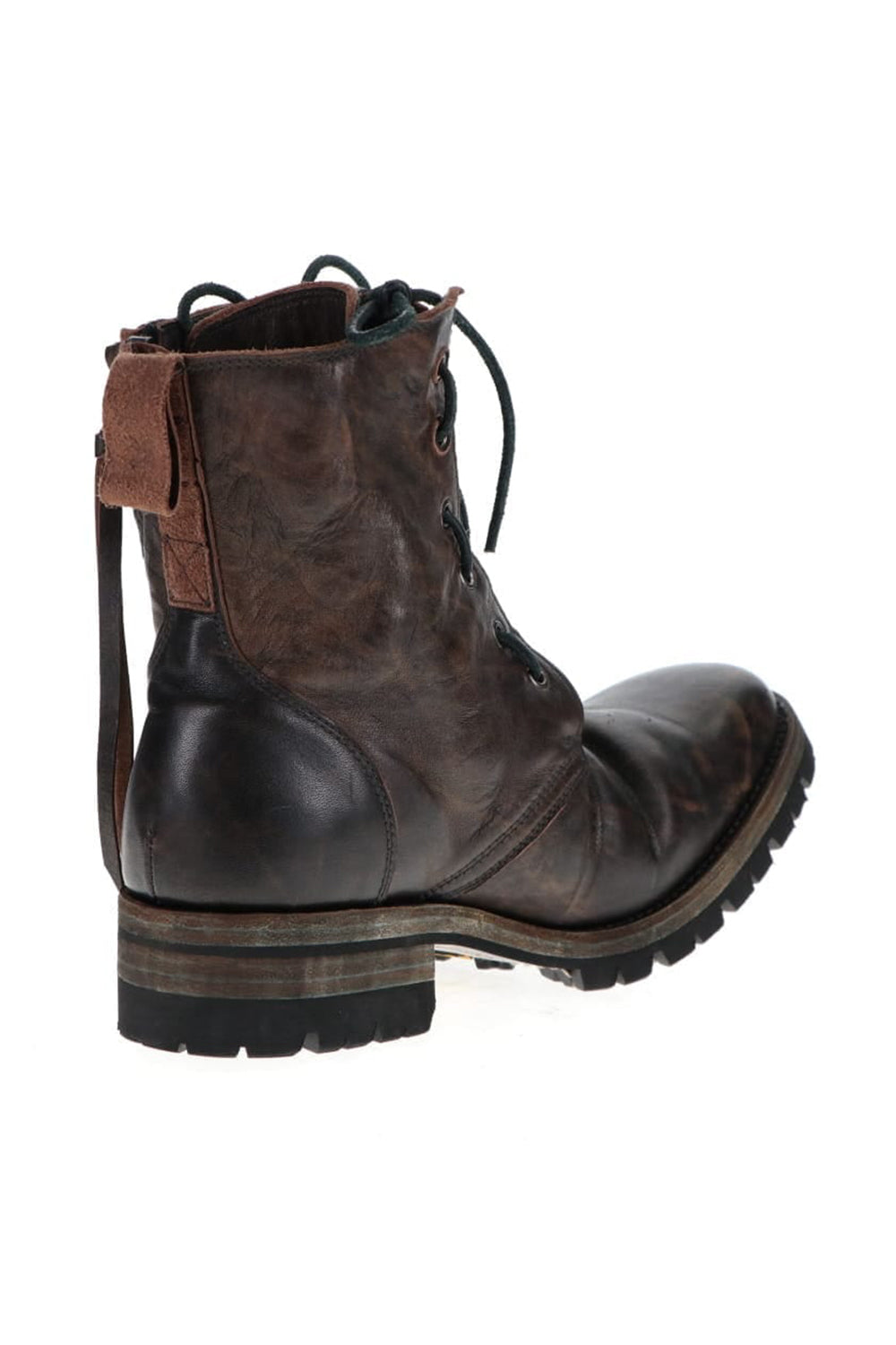 Horse Leathe Fireman Boots Dusty White