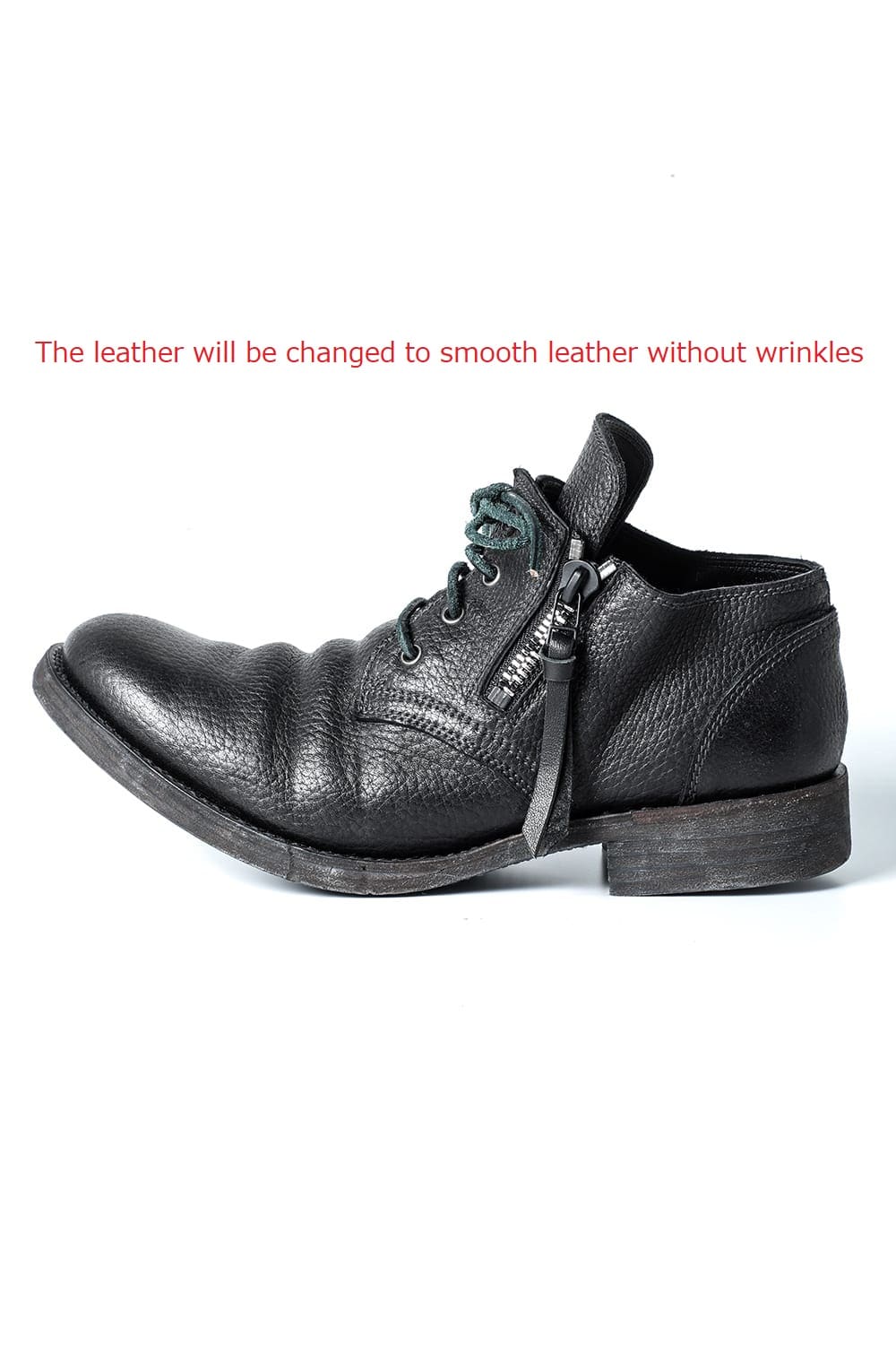 Horse Leather Derby Shoes  Black