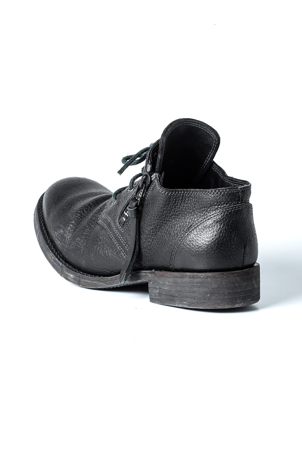 Horse Leather Derby Shoes  Khaki