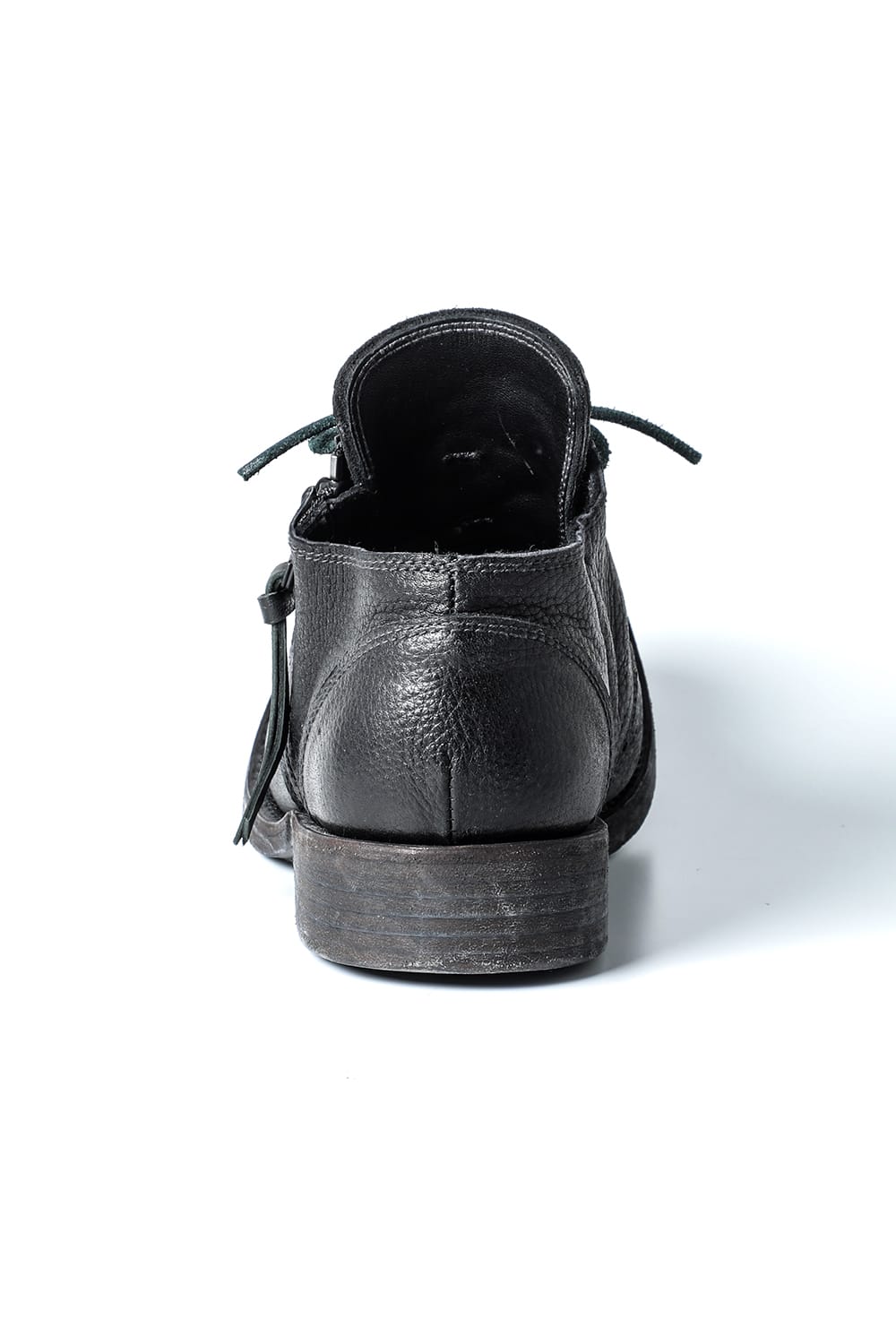 Horse Leather Derby Shoes  Black