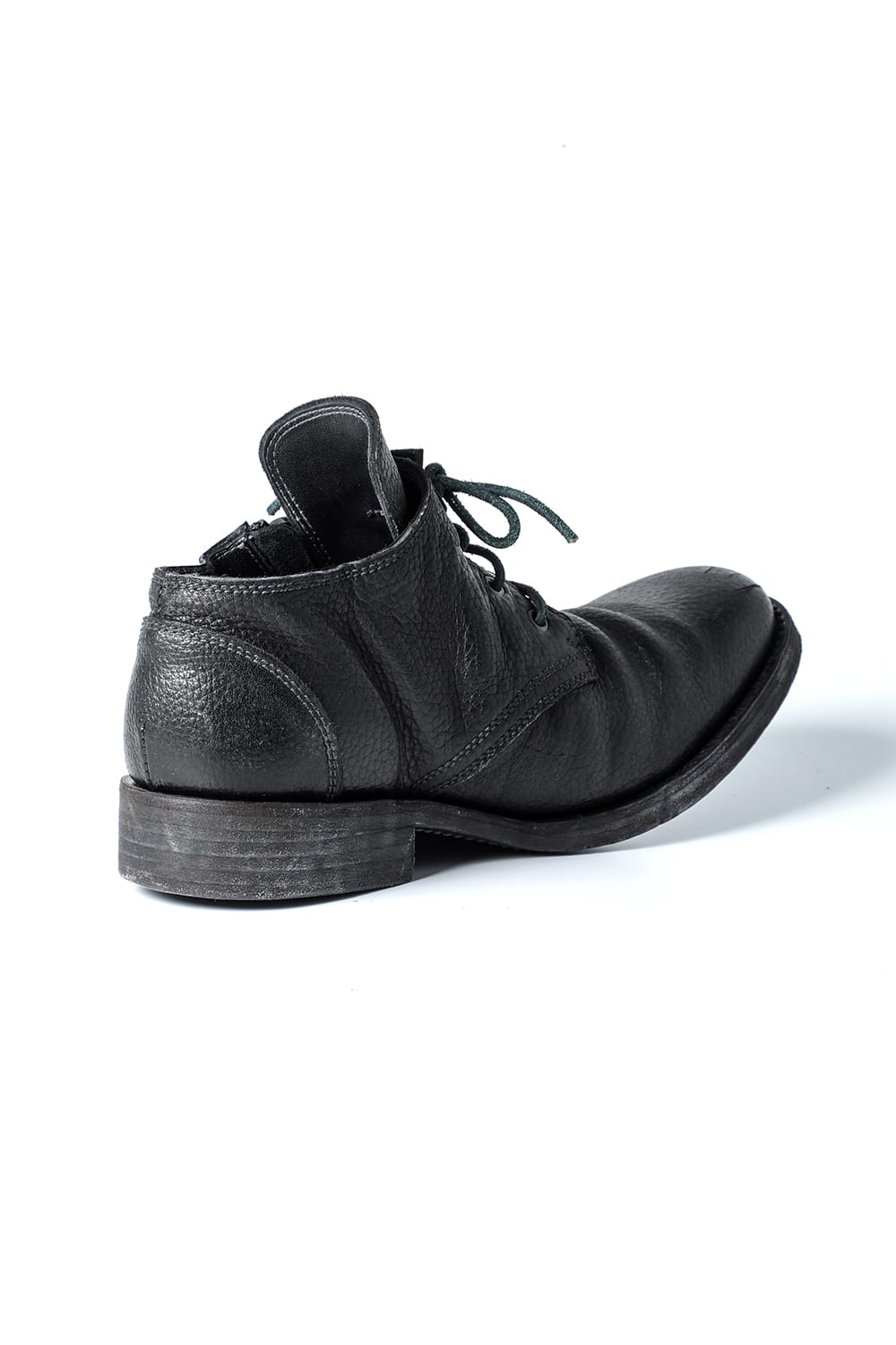 Horse Leather Derby Shoes  Khaki