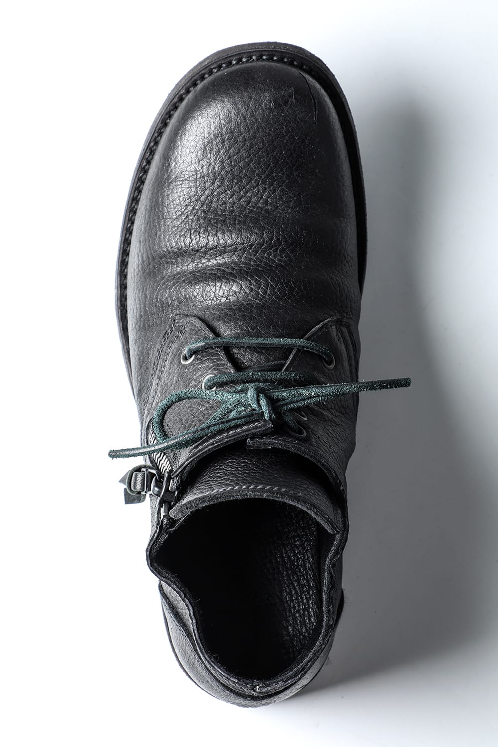 Horse Leather Derby Shoes  Khaki