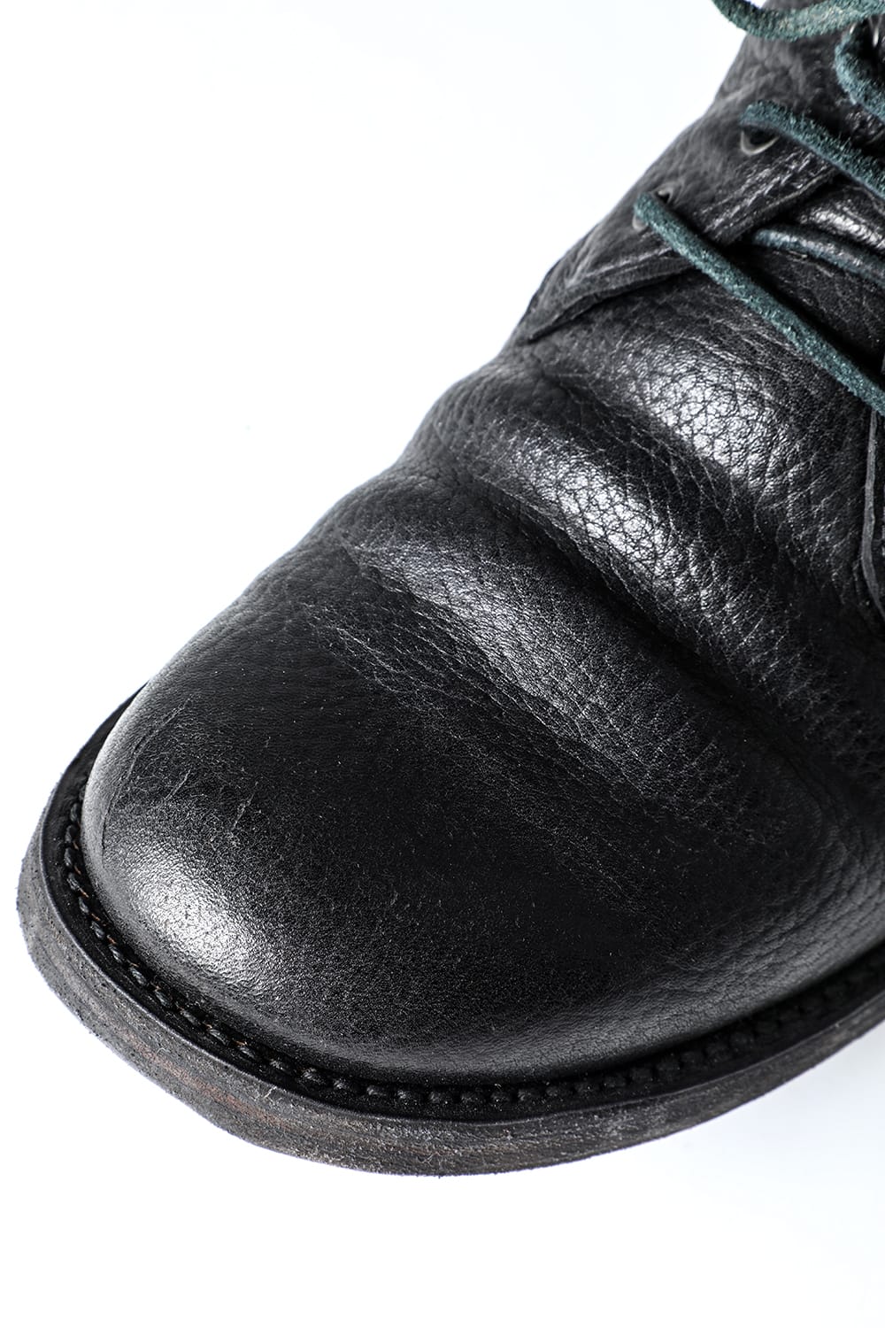 Horse Leather Derby Shoes  Khaki