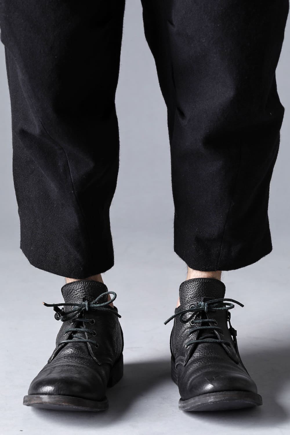 Horse Leather Derby Shoes  Khaki