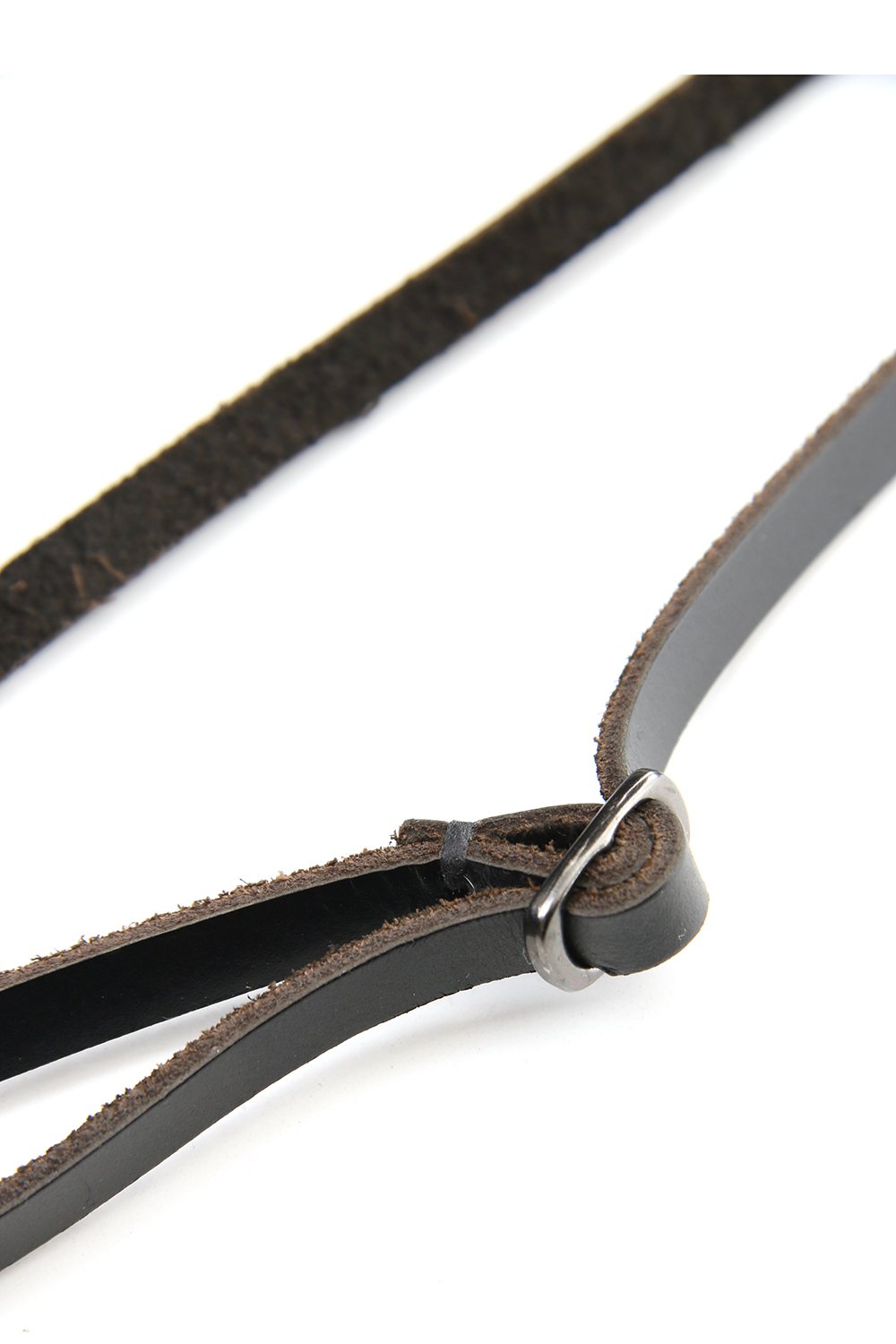 Dusty Leaf Horse Leather Neck Wallet Red