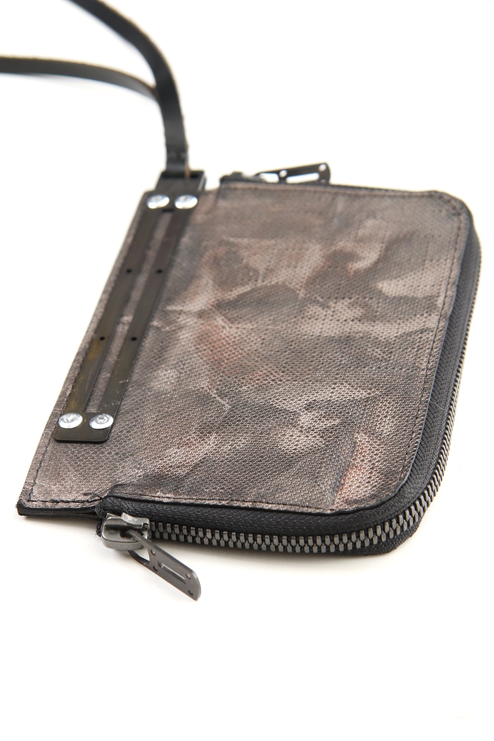 ラスティーダイホースレザー ネックウォレット