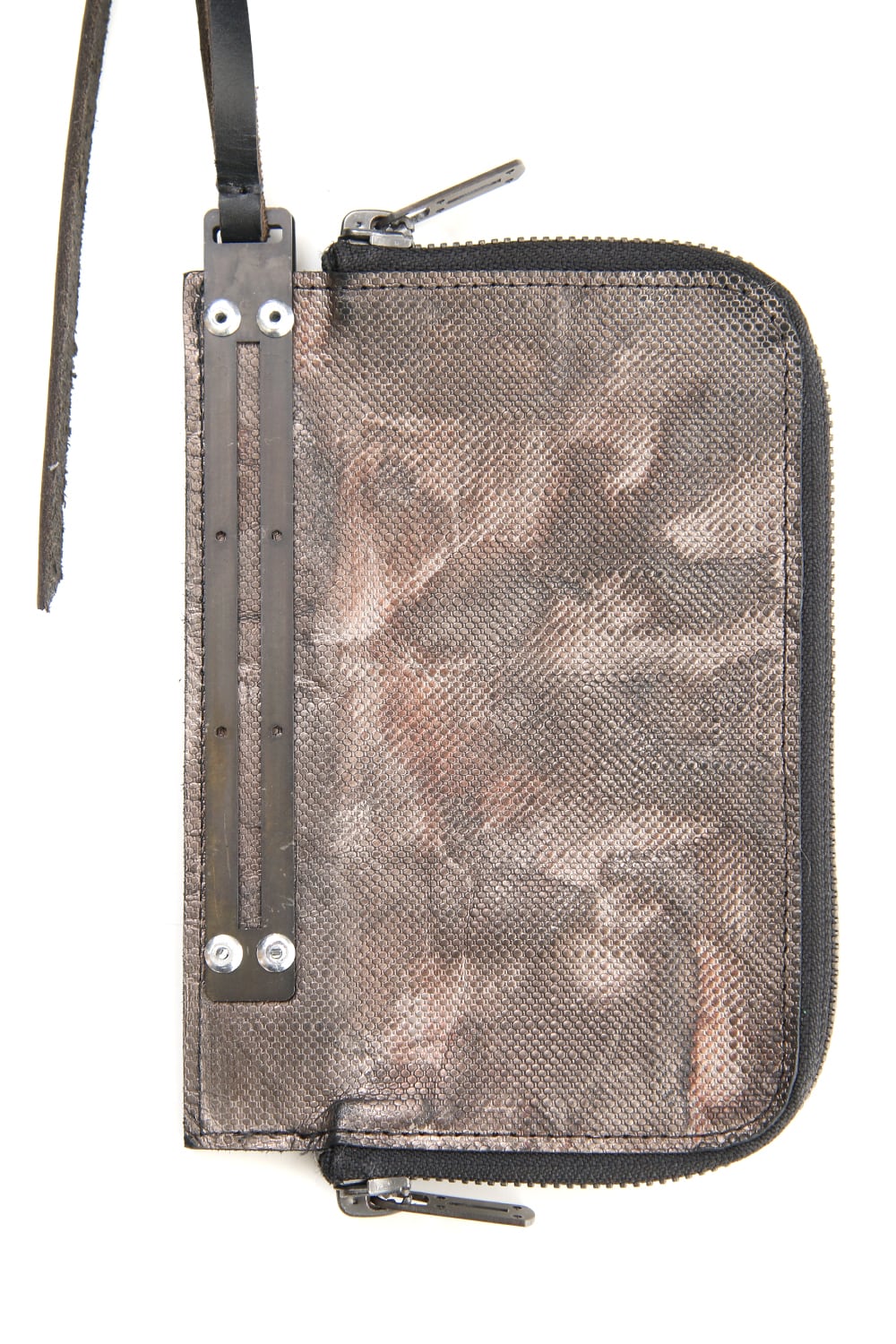 ラスティーダイホースレザー ネックウォレット