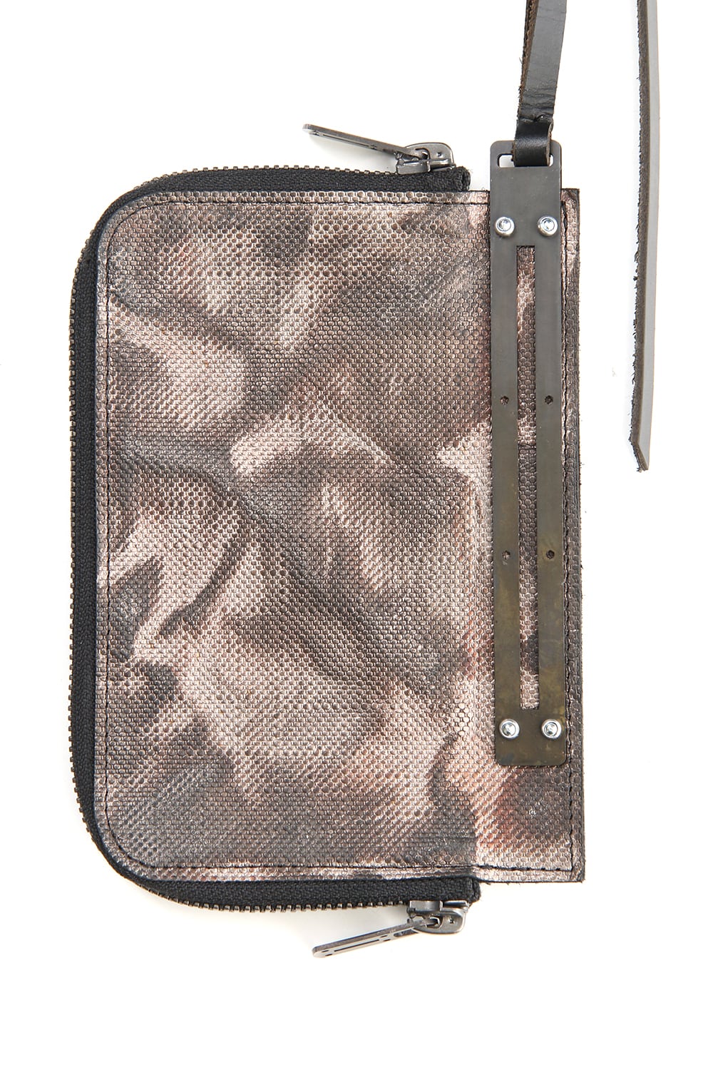 ラスティーダイホースレザー ネックウォレット