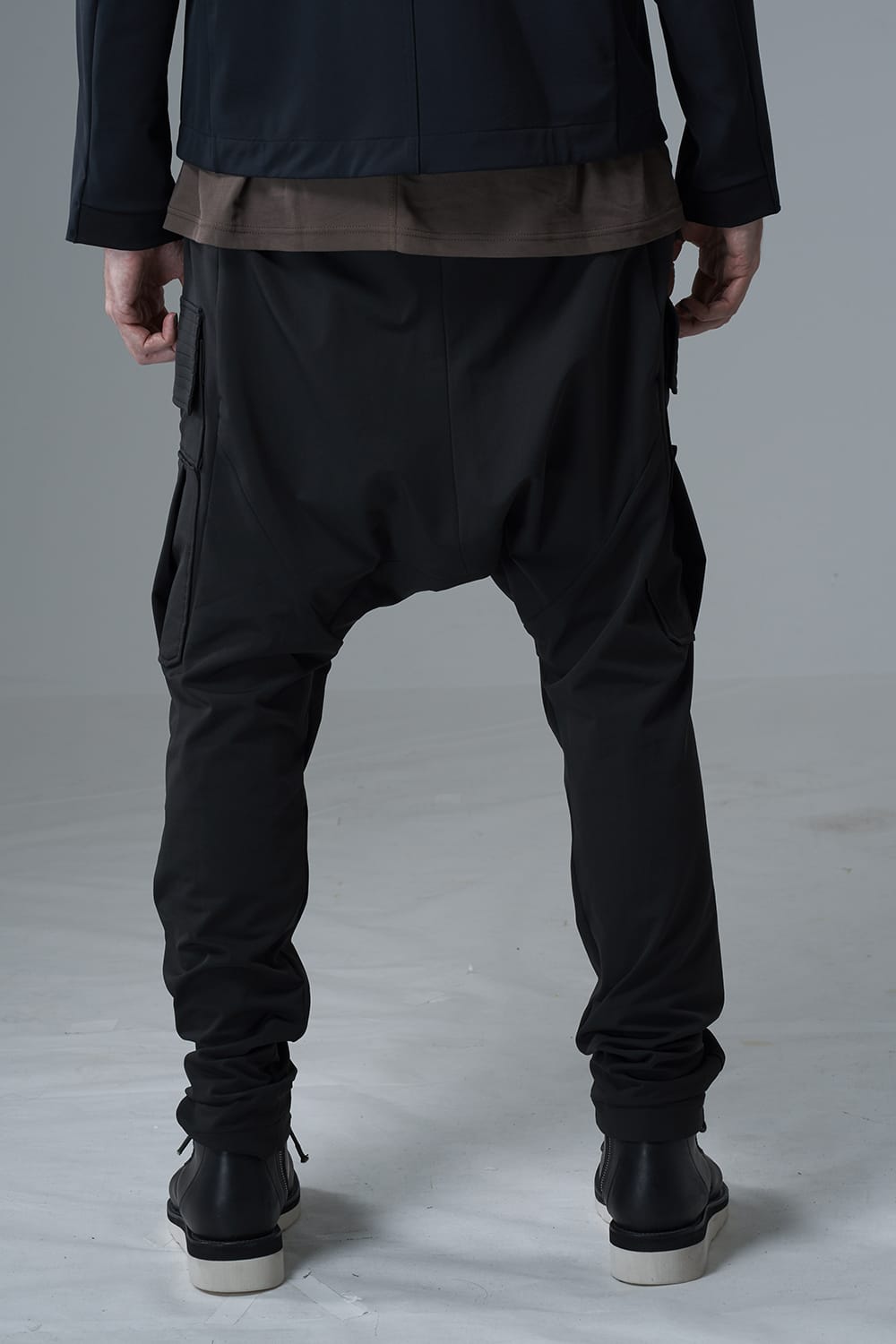 Cargo drop crotch pants stretch dryskin