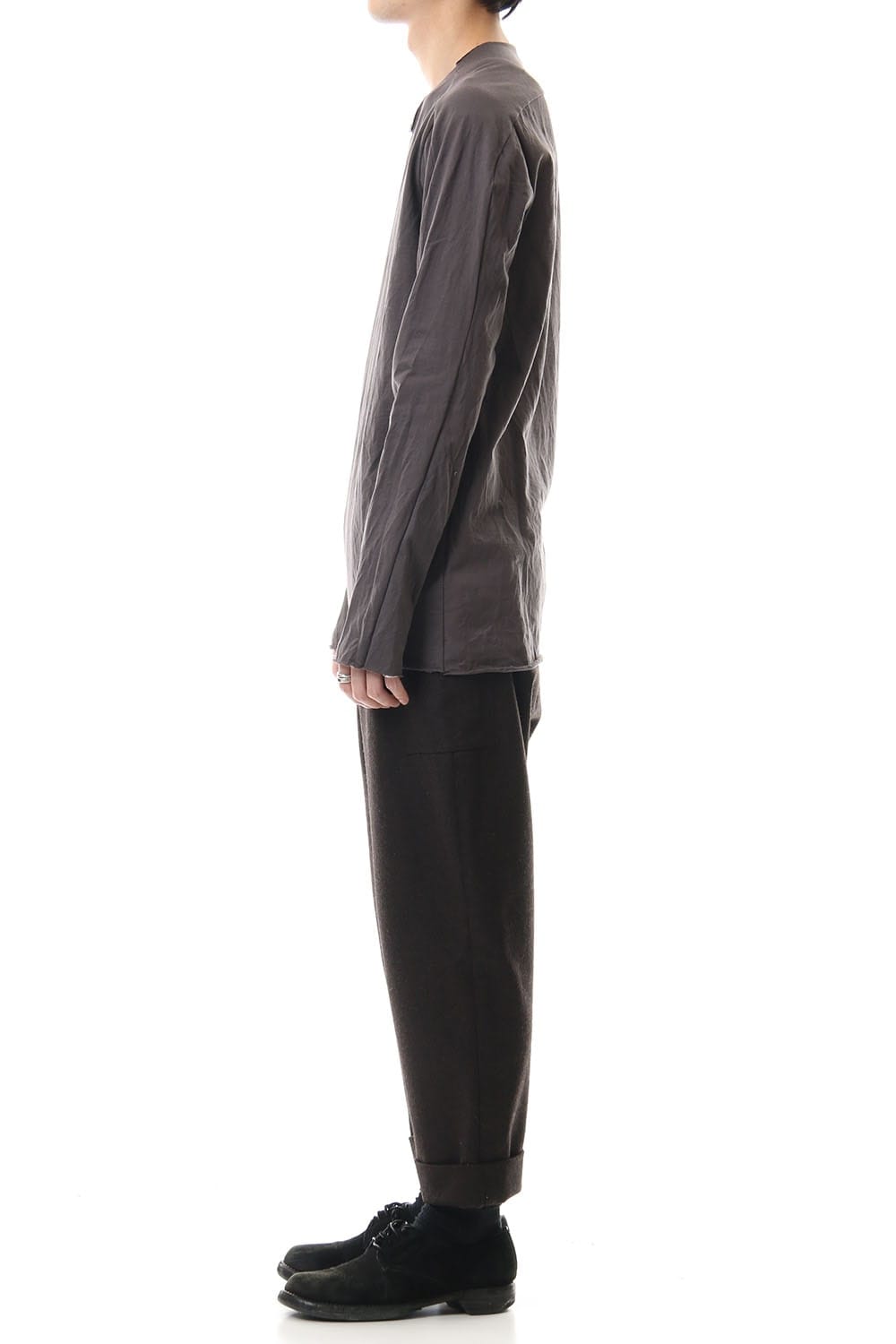 Extra Long Staple Cotton L/S T-shirts M.Gray