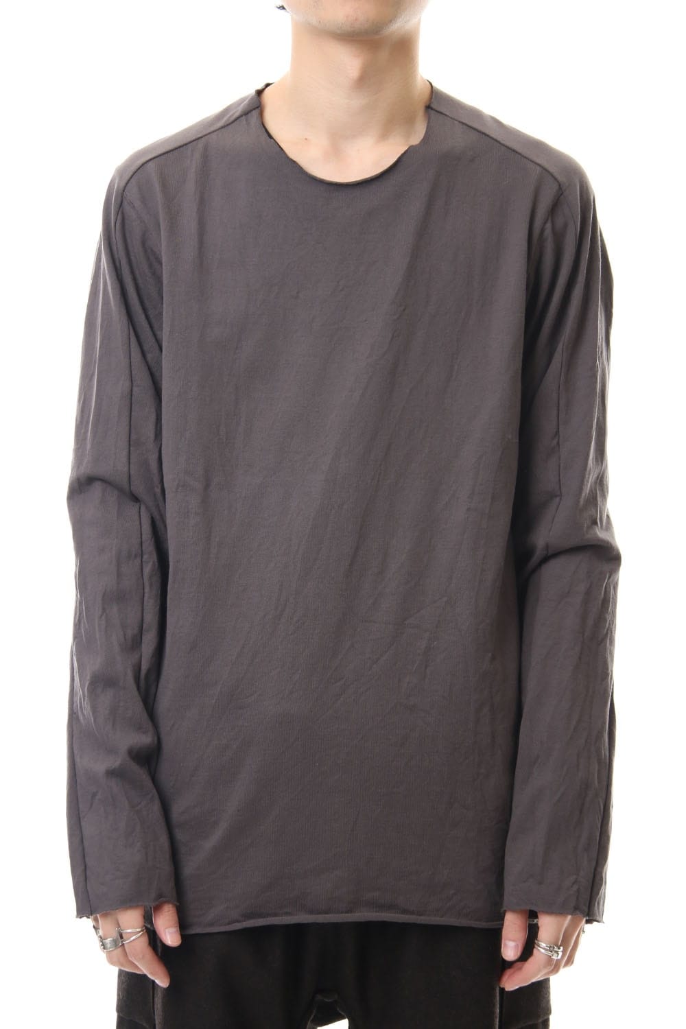 Extra Long Staple Cotton L/S T-shirts M.Gray