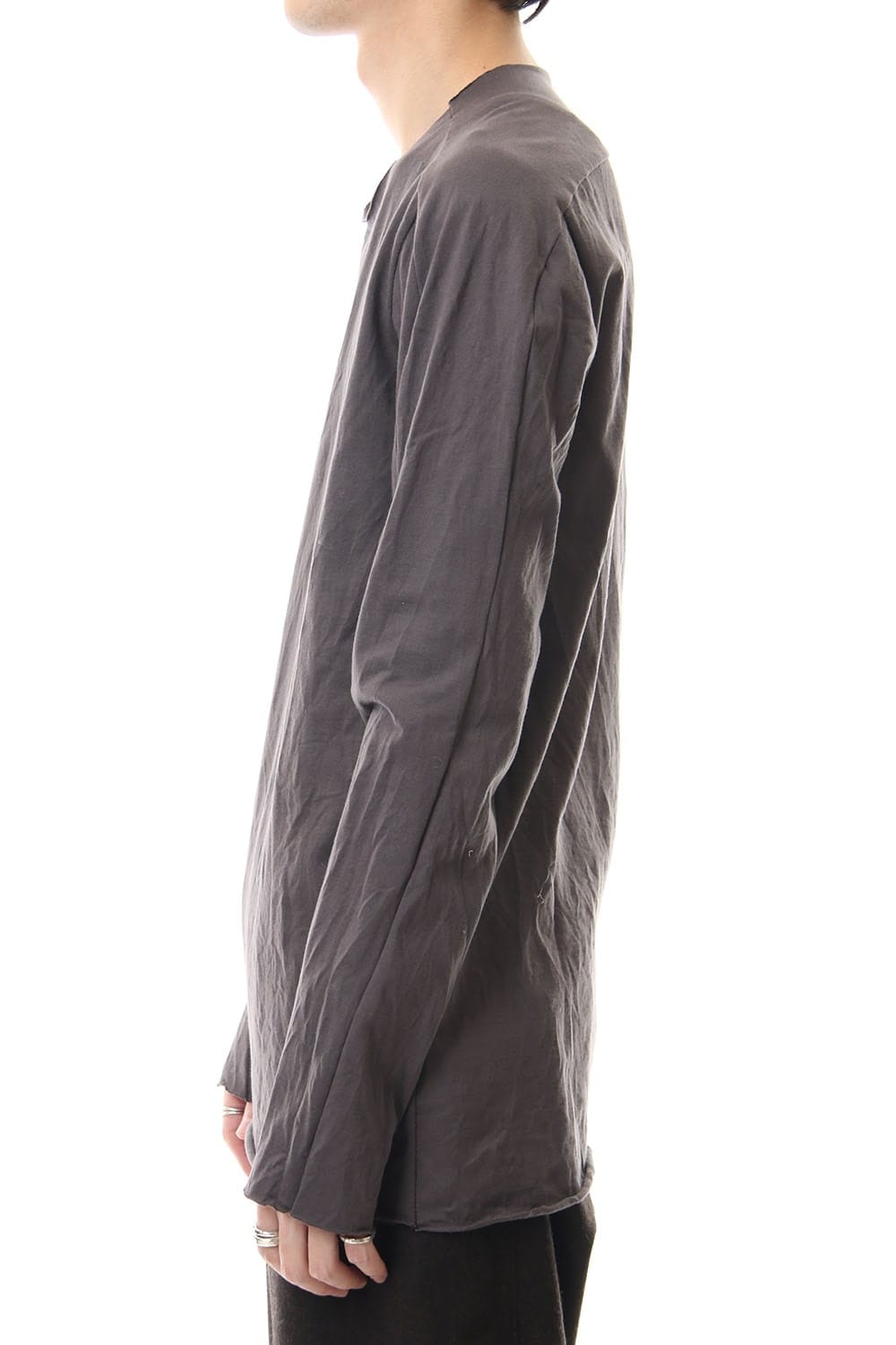 Extra Long Staple Cotton L/S T-shirts M.Gray