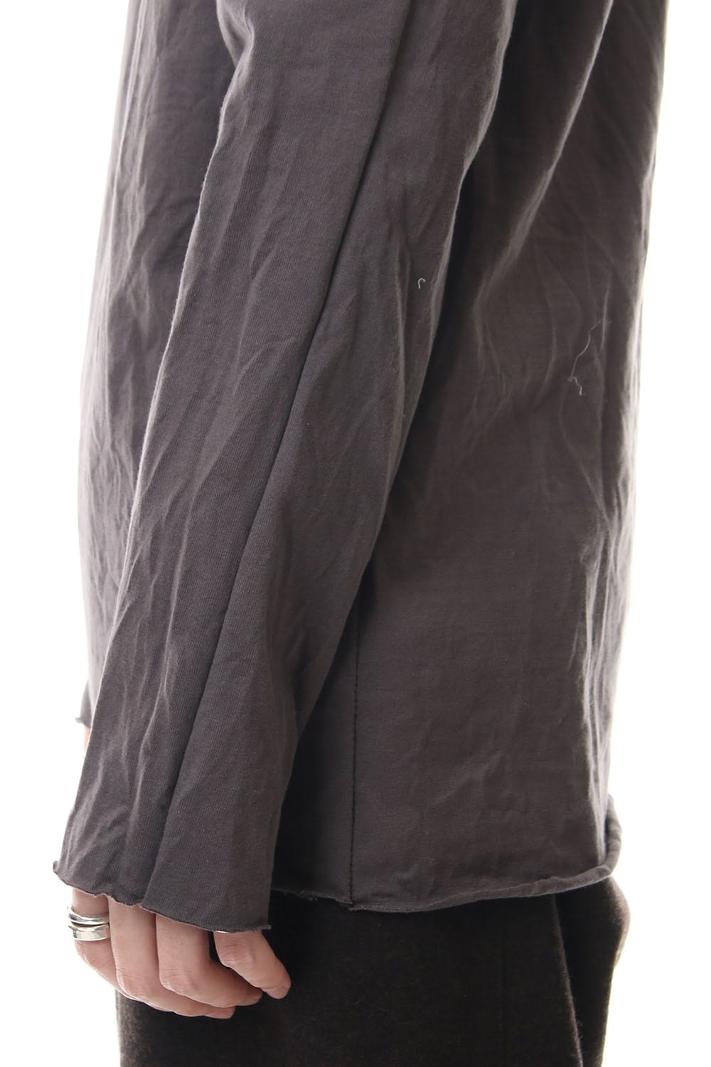 Extra Long Staple Cotton L/S T-shirts M.Gray