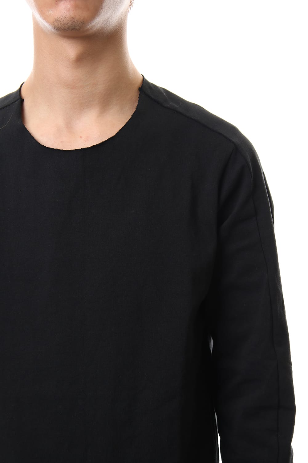 Aegean Sea Cotton  L/S T-Shirts Black