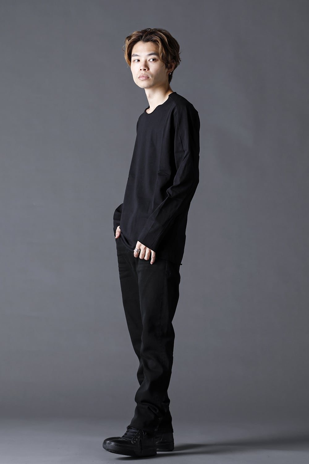 Medium Jersey Long Sleeve T-Shirts Black