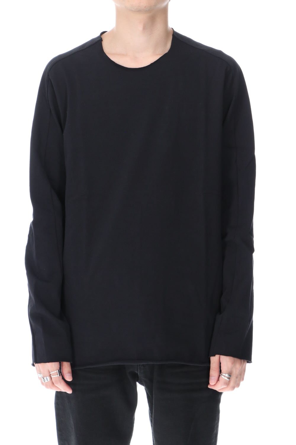Medium Jersey Long Sleeve T-Shirts Black