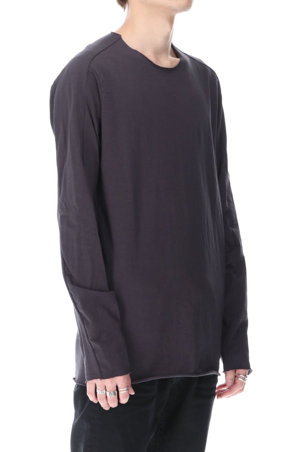 Medium Jersey Long Sleeve T-Shirts Charcoal