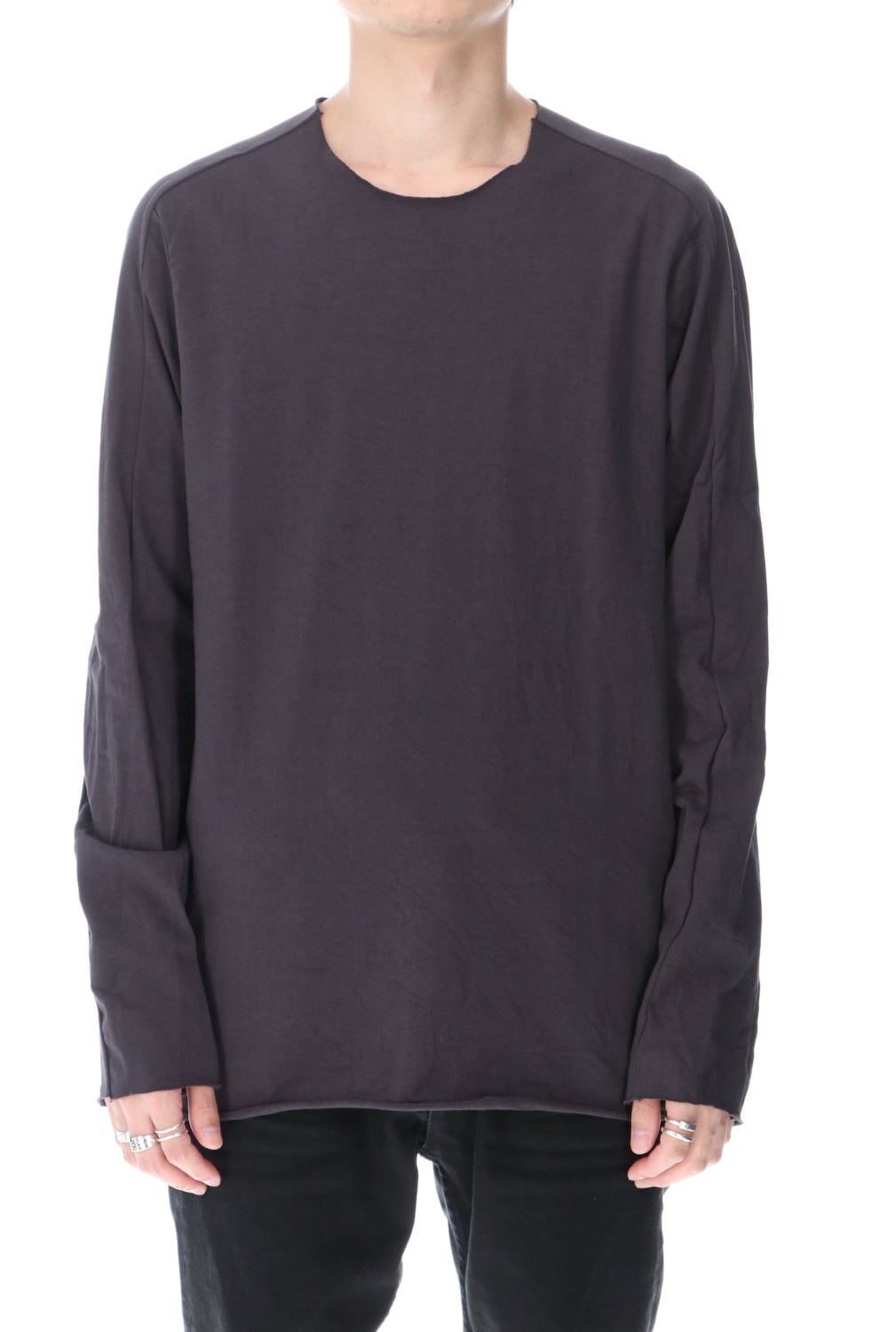 Medium Jersey Long Sleeve T-Shirts Charcoal