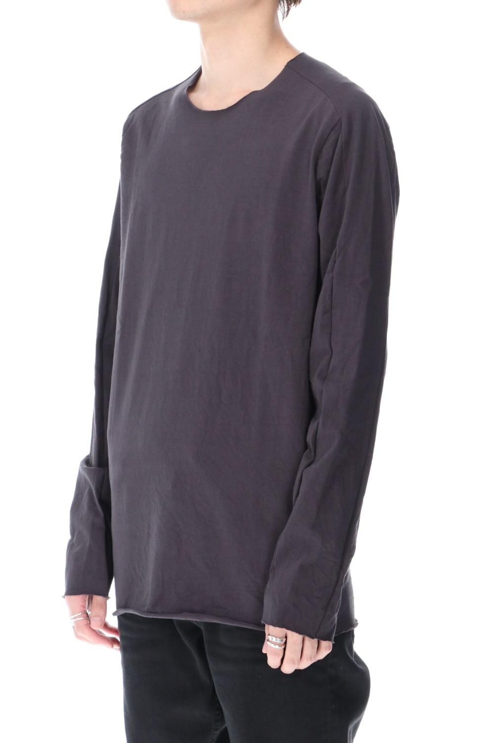 Medium Jersey Long Sleeve T-Shirts Charcoal
