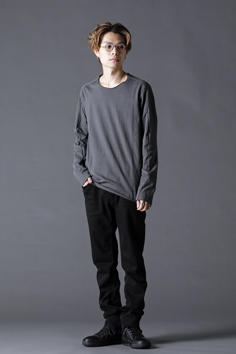 Medium Jersey Long Sleeve T-Shirts M. Grey