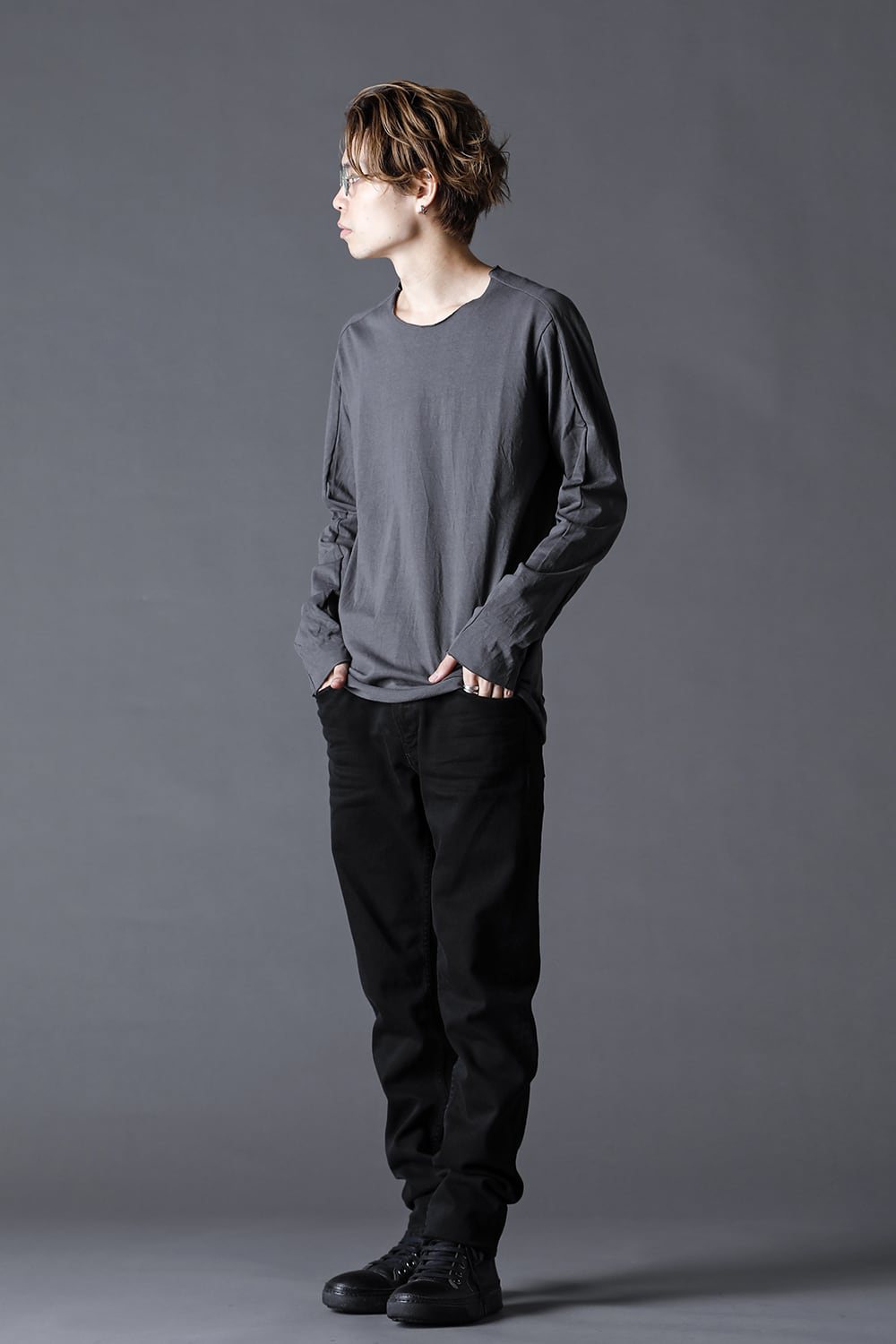 Medium Jersey Long Sleeve T-Shirts M. Grey