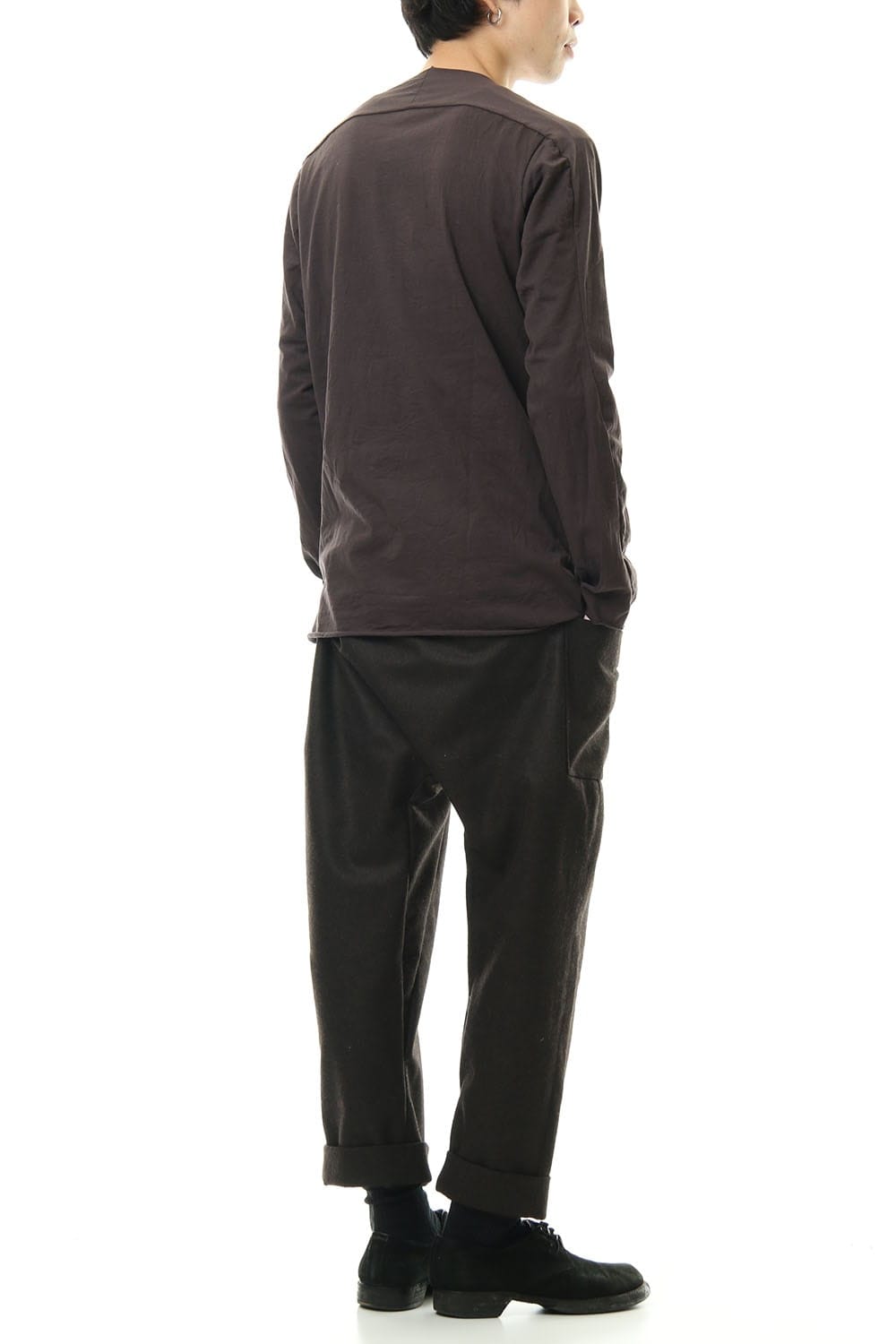 Extra Long Staple Cotton L/S T-shirts D.Grey