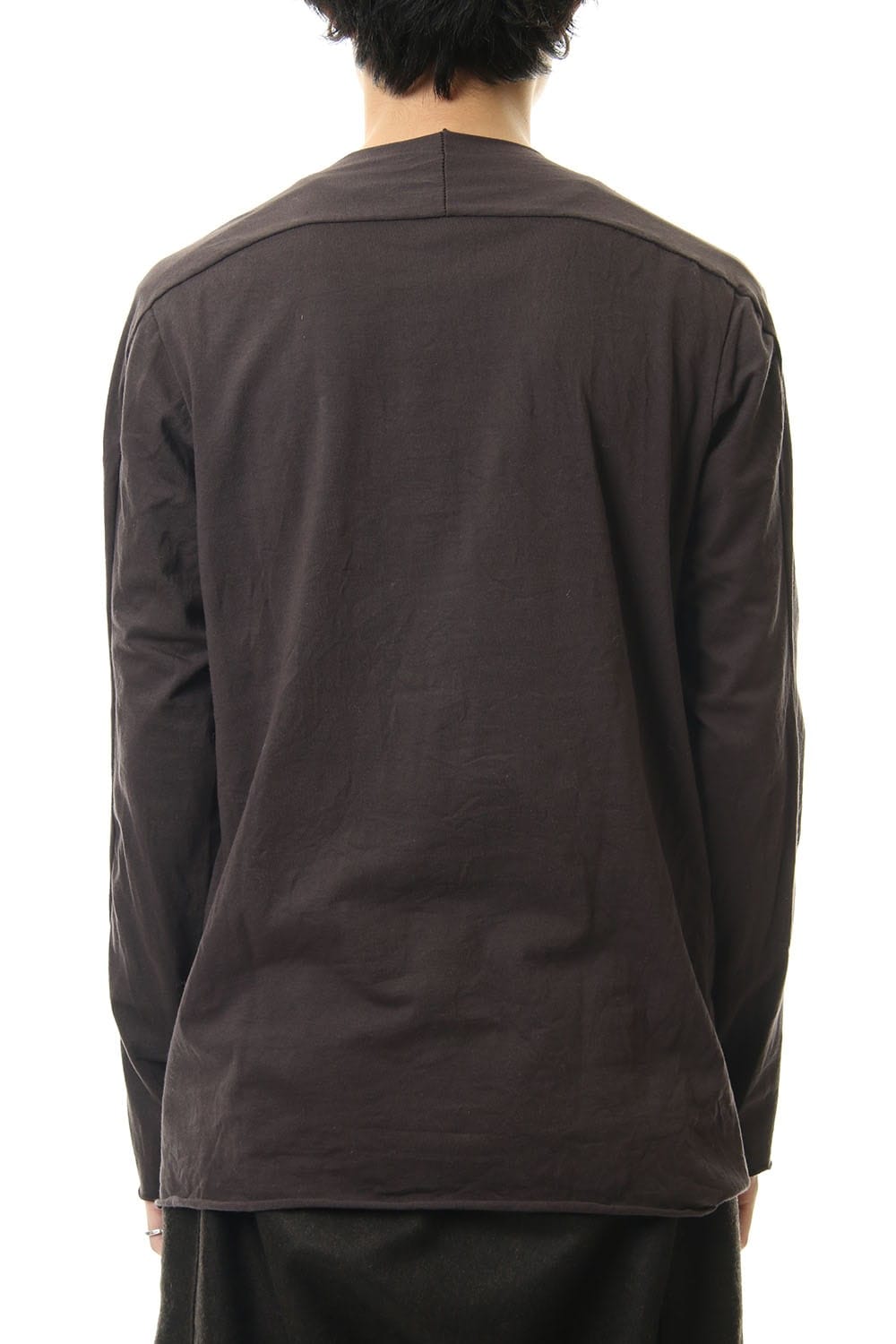 Extra Long Staple Cotton L/S T-shirts D.Grey