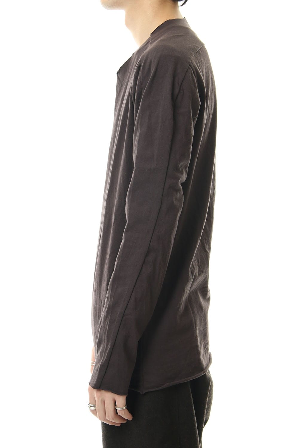 Extra Long Staple Cotton L/S T-shirts D.Grey