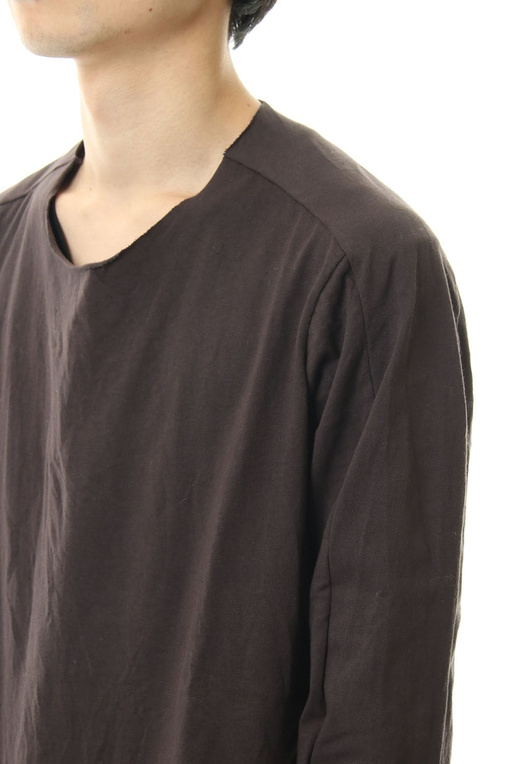 Extra Long Staple Cotton L/S T-shirts D.Grey