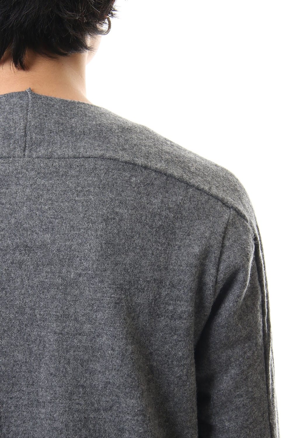 Stretch Wool Jersey Crew Knit