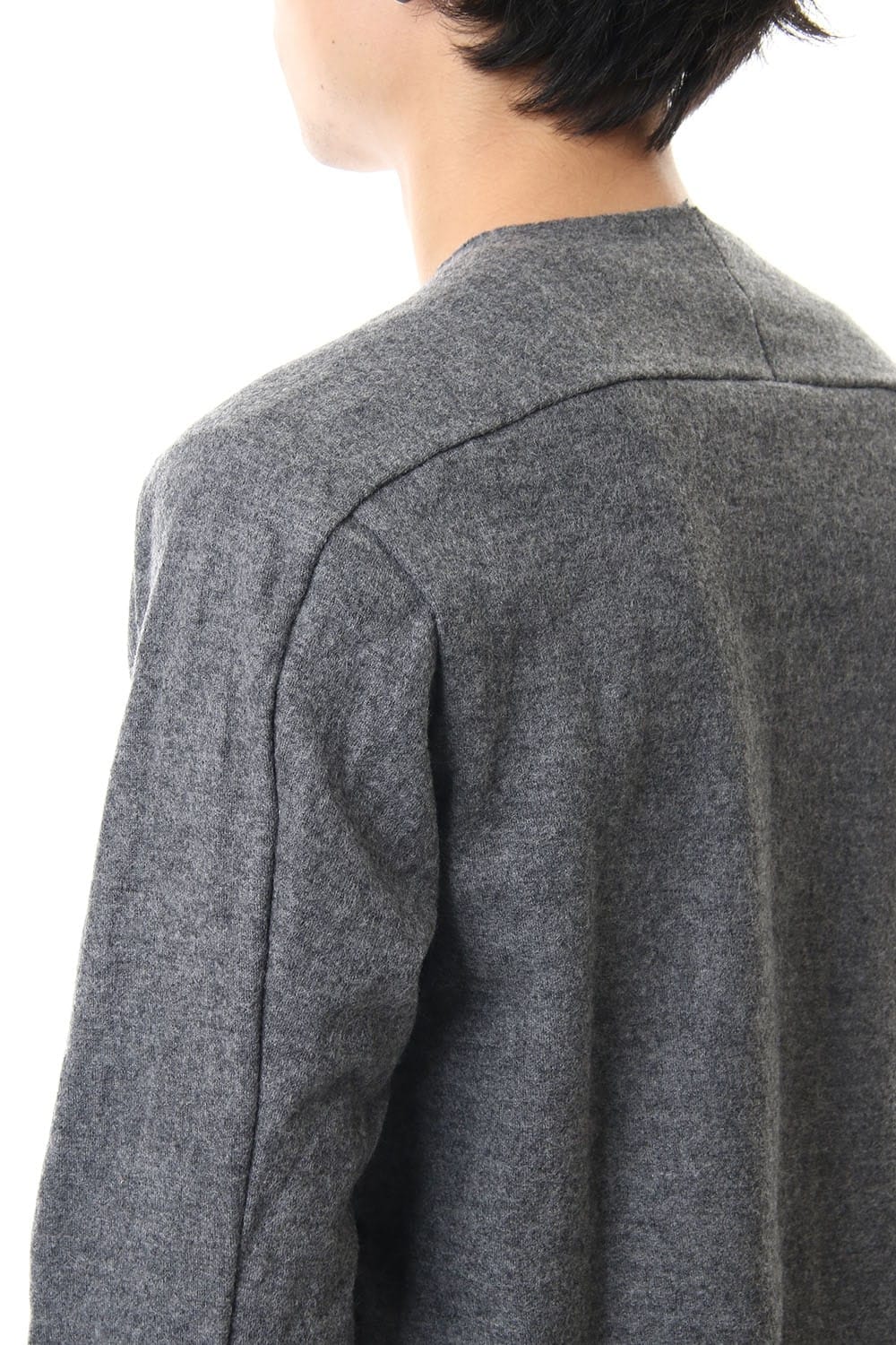 Stretch Wool Jersey Crew Knit