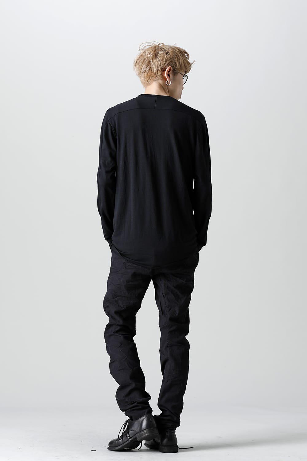 Stretch Wool Cutsewn Black