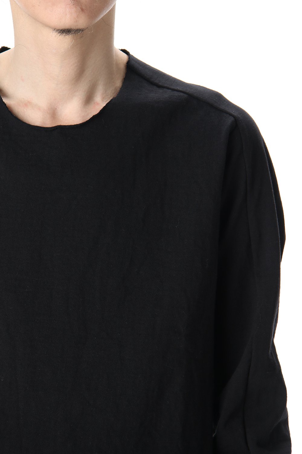 Medium Jersey Cotton L/S T-Shirts Black