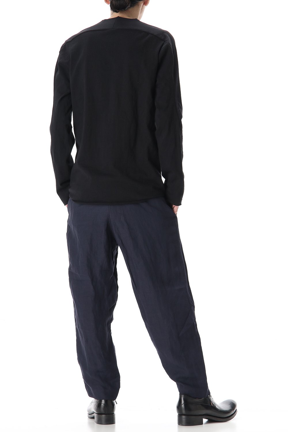 Medium Jersey Cotton L/S T-Shirts Black