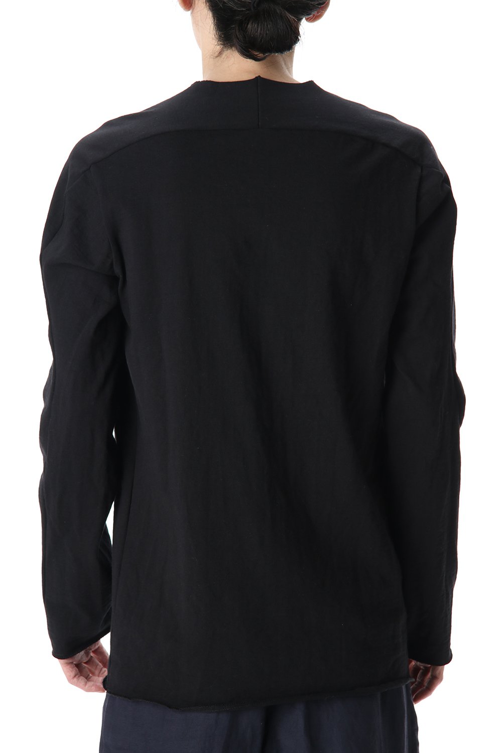 Medium Jersey Cotton L/S T-Shirts Black