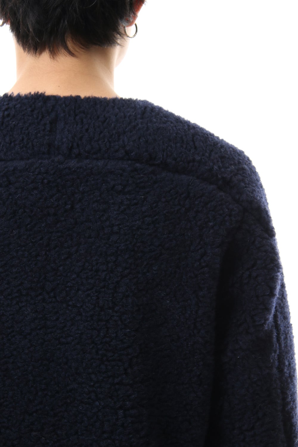 Wool Boa Crew Neck Knit 